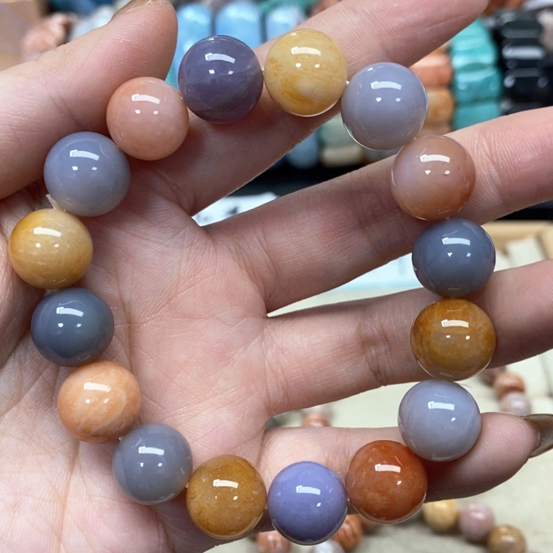 硅化珊瑚（珊瑚玉）手链未镶嵌397