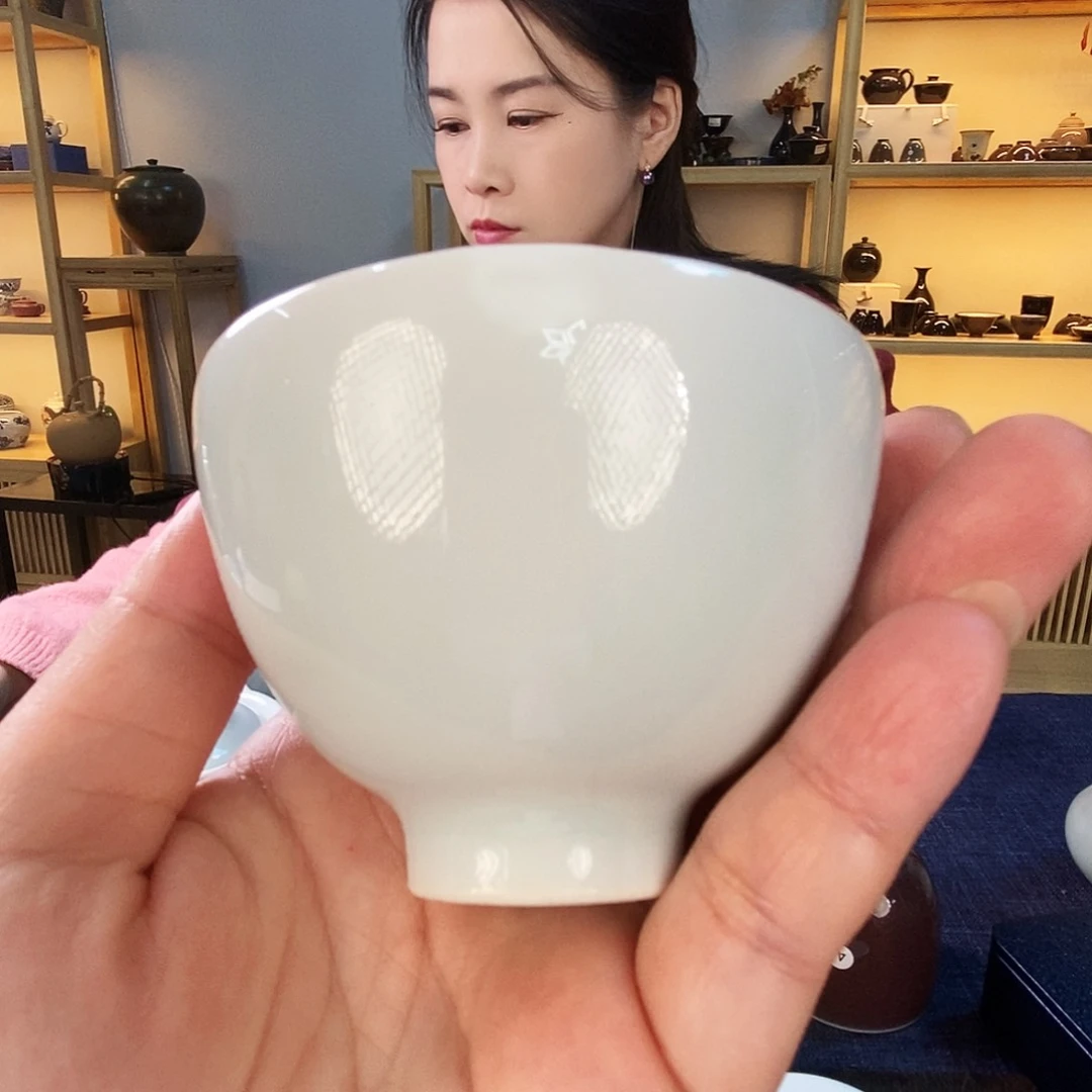 天予窑玉青普洱杯