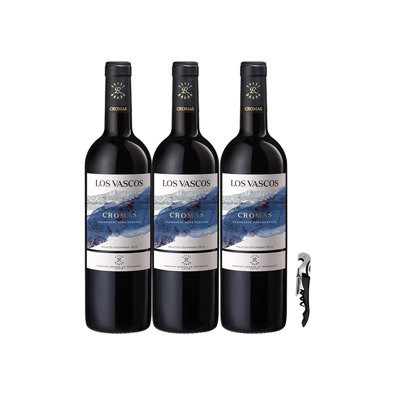 拉菲 珍藏佳美娜红酒三支装酒庄进口干红葡萄酒正品送礼  750ml*3