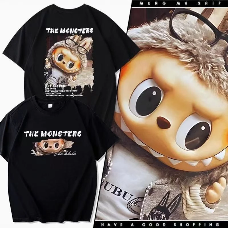 《香港拉布布》纯棉T恤万达撤柜潮牌T恤