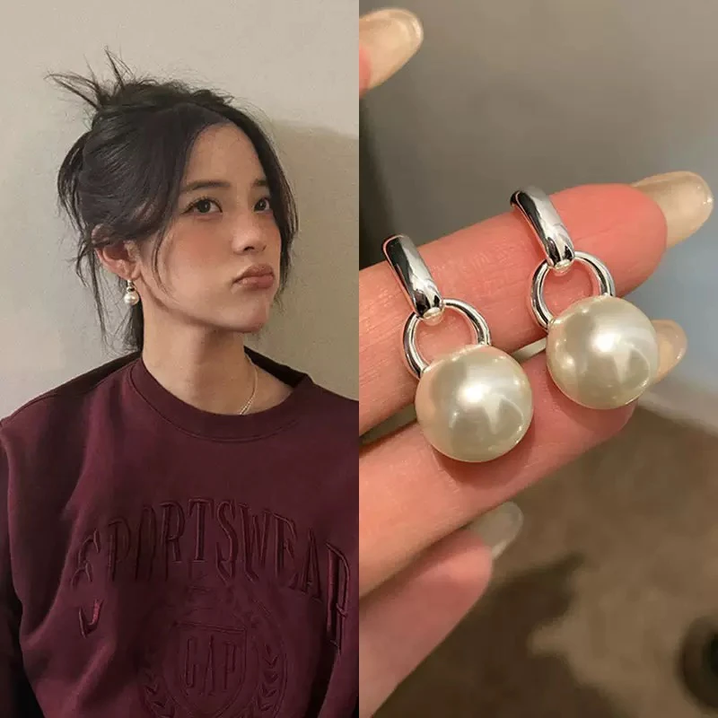 925银仿珍珠耳饰 sophie buha*同款吊坠耳环欧阳娜娜高级耳饰耳钉