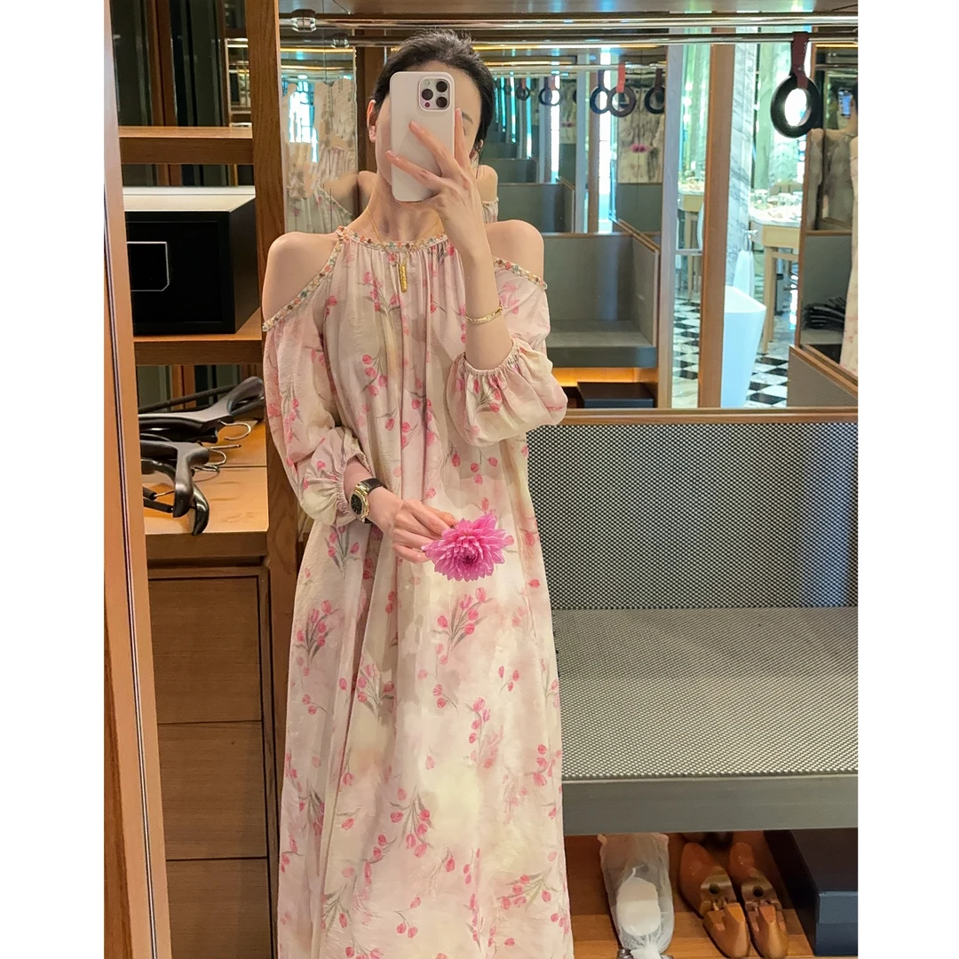 Zwinnie/詹维尼【粉色郁金香】连衣裙 GYS202583