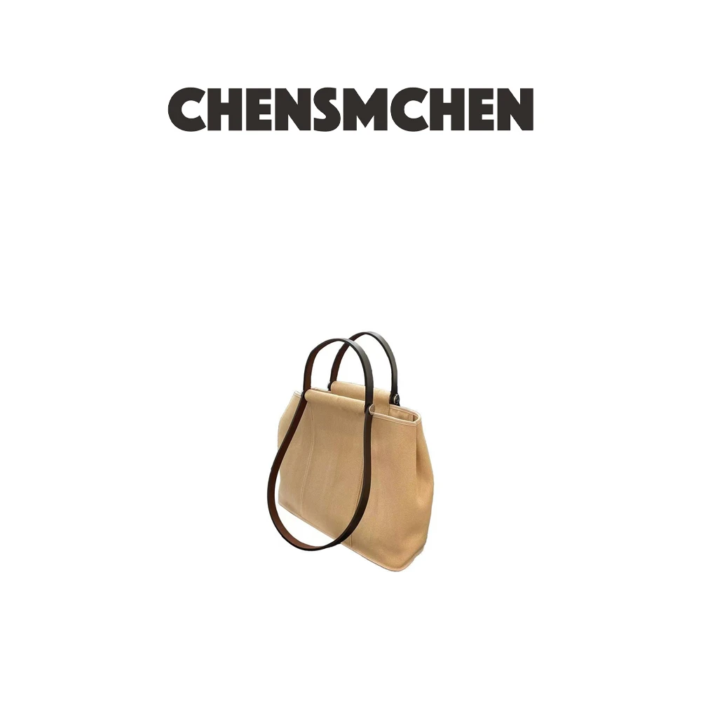 CHENSMCHEN 经典复古帆布大容量托特手提包