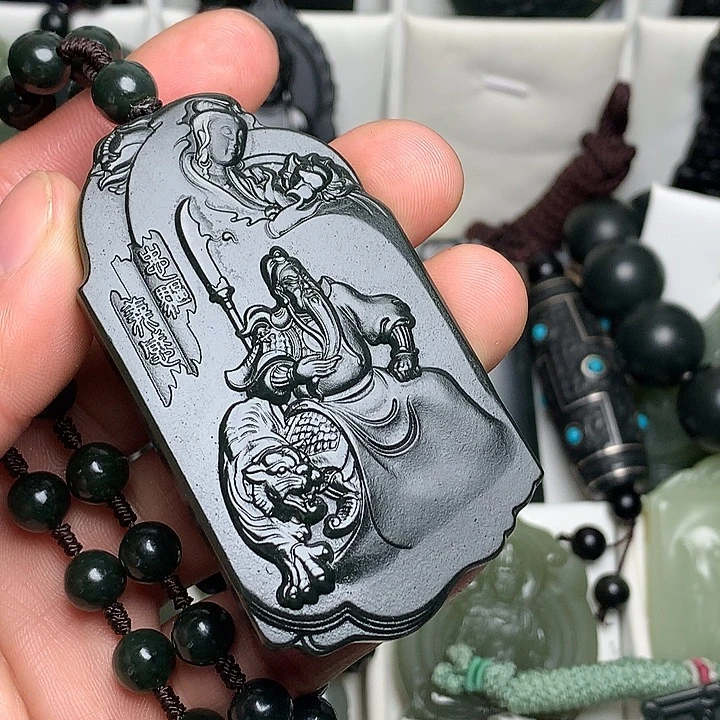 和田玉（青玉）未镶嵌颈饰