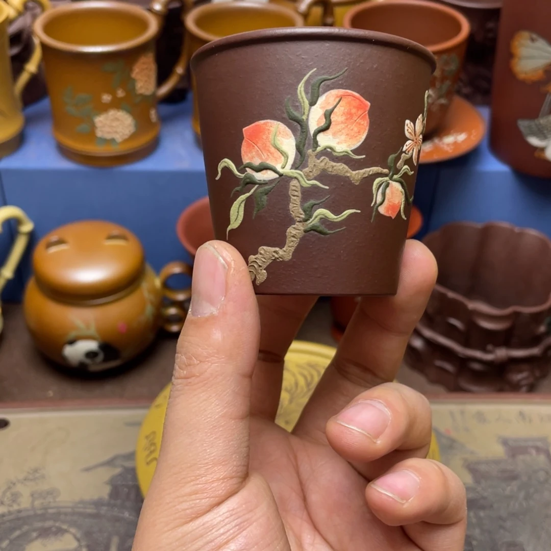 紫砂茶杯紫砂主人杯100cc