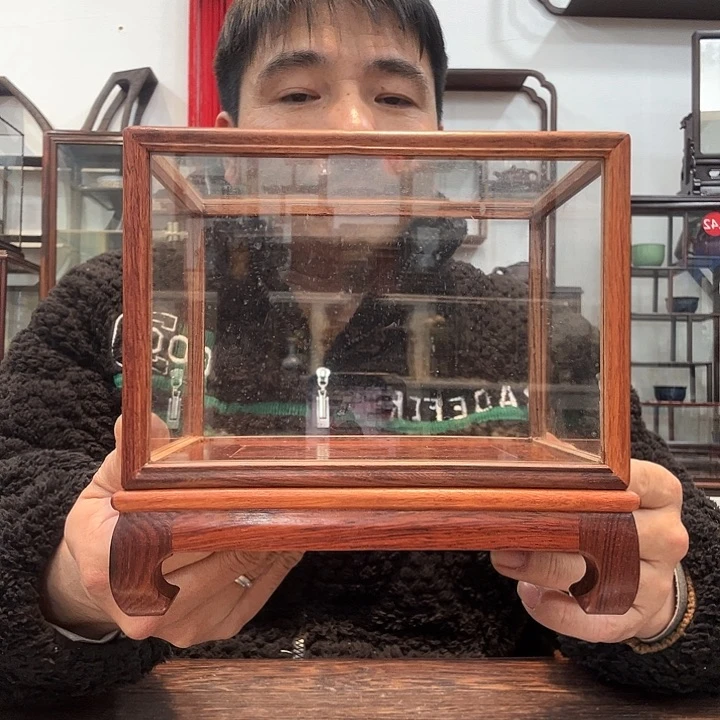 红酸枝木类红酸枝巴里黄檀玻璃罩152