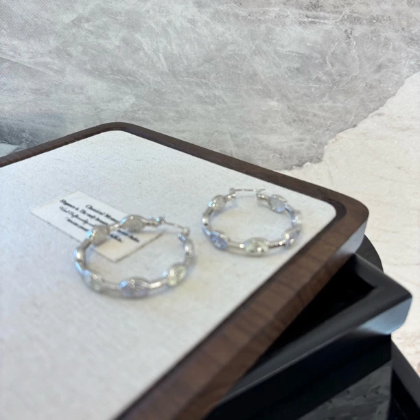 铜合金珐琅耳饰 圆形多个星球耳环EH2776