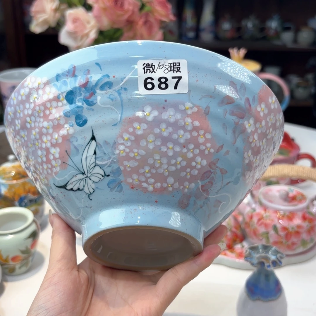 景德镇手绘高温釉下彩陶瓷茶具