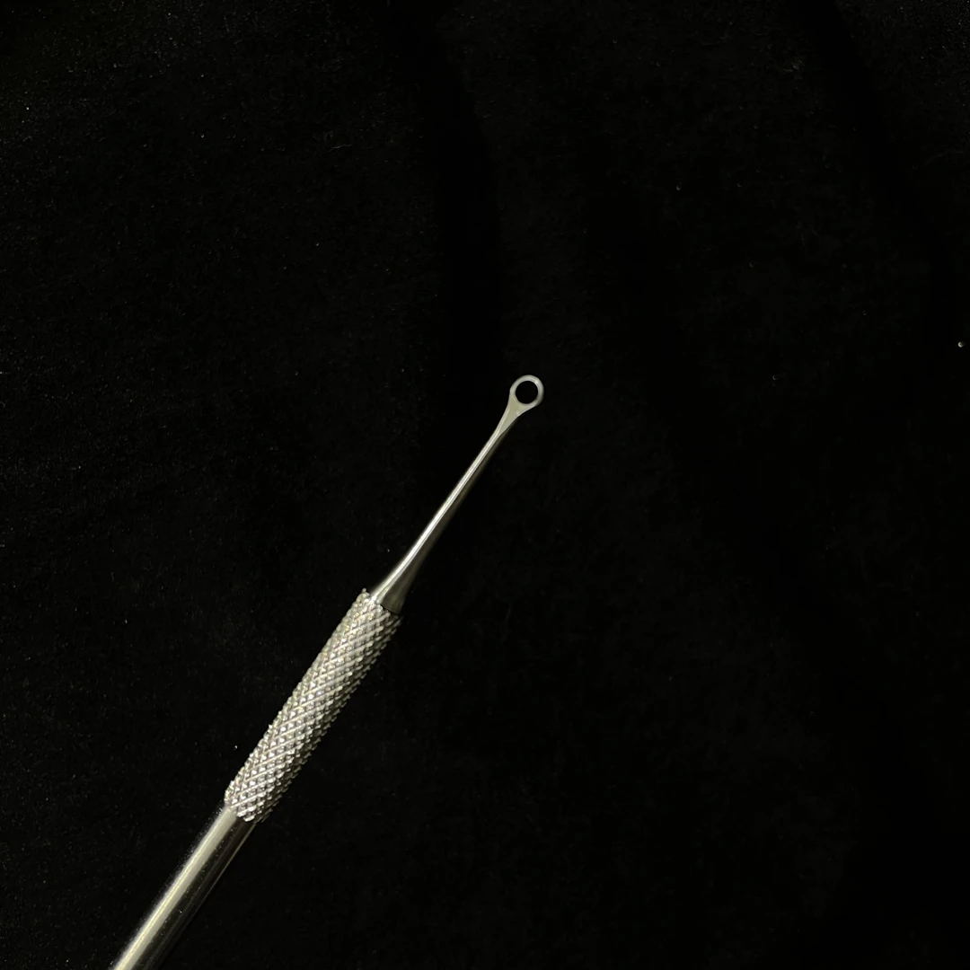 美甲斜头推死皮去角质银色去死皮神器圆圈铲美甲修甲工具