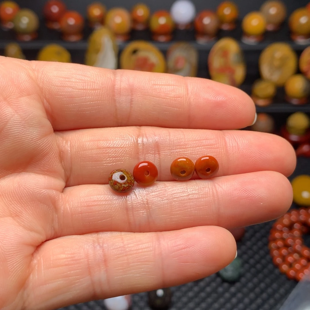 @***钟玛瑙/玉髓未镶嵌宣化上古战国红