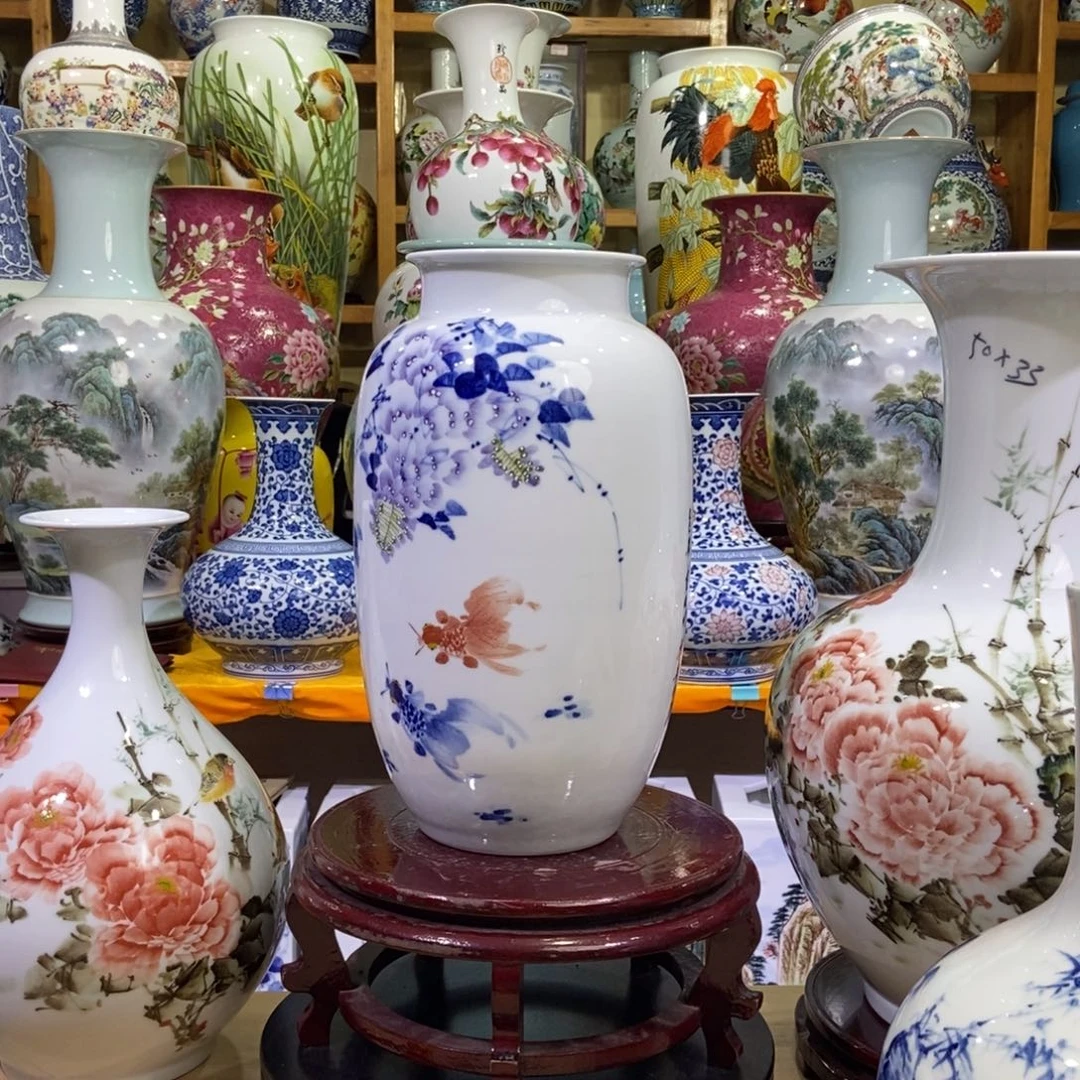 景德镇陶瓷花瓶摆件