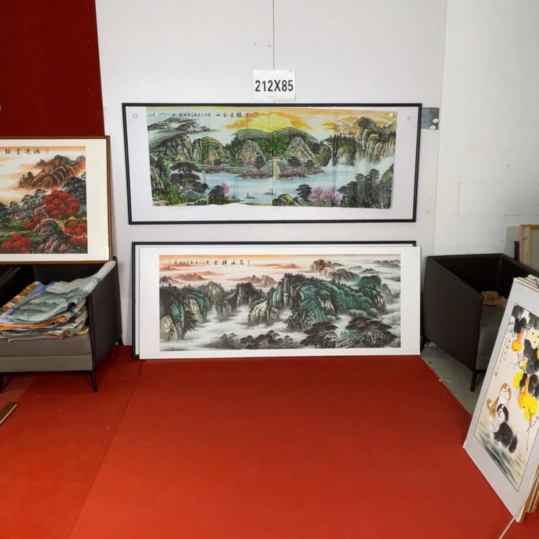 福居金山小六尺画心