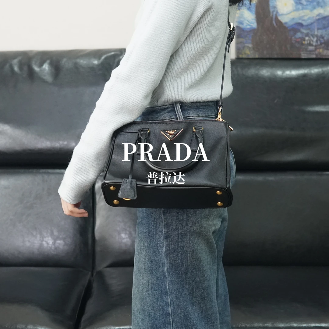 95新 Prada/普拉达 黑金杀手包/FYSP03104803/4803