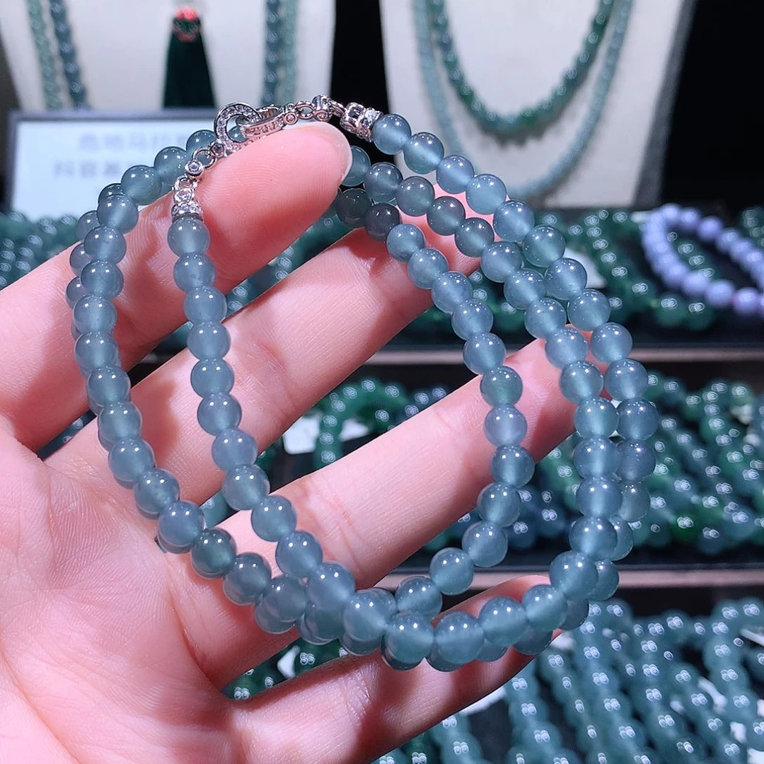 未镶嵌手链翡翠天然a货翡翠项链6