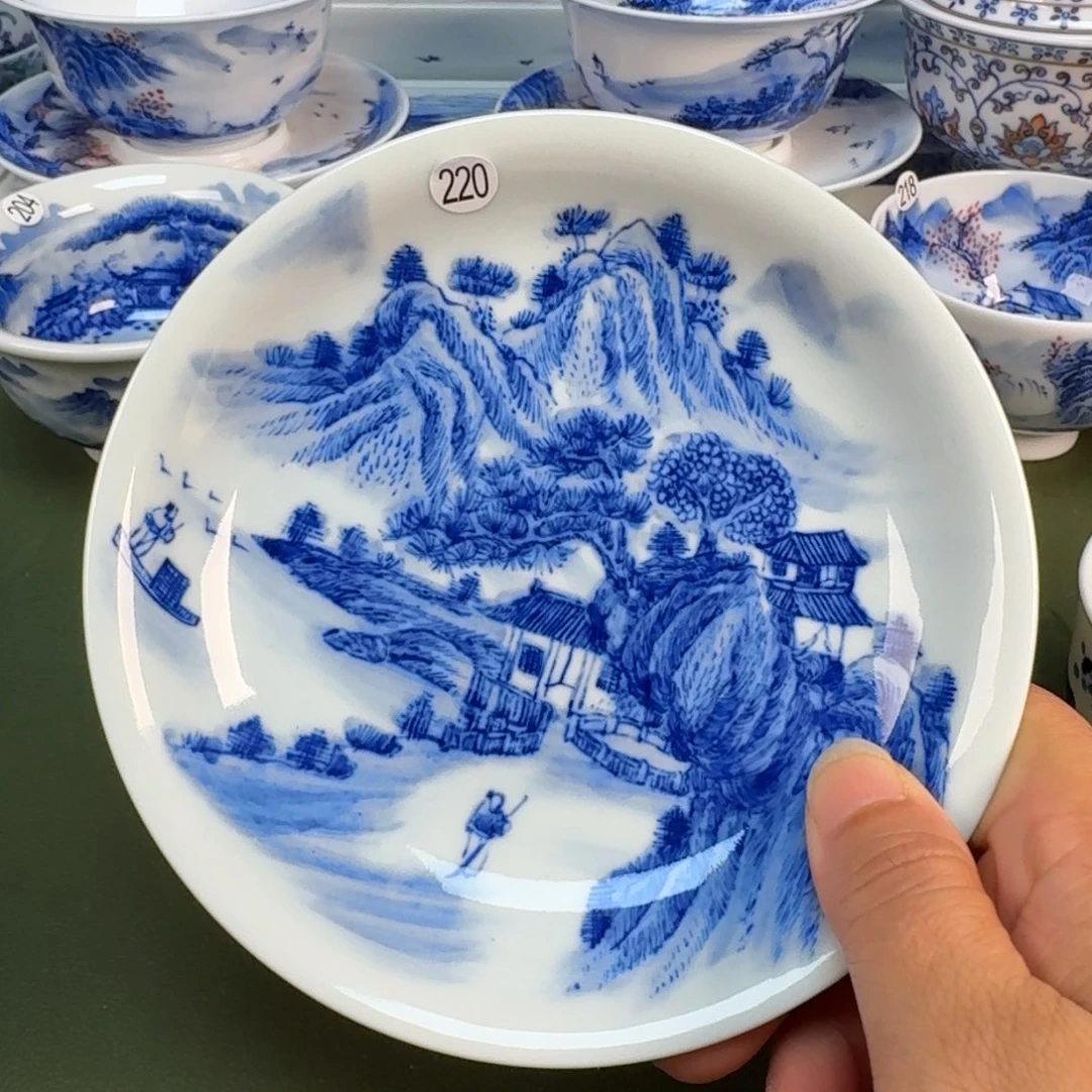 景德镇纯手绘茶具圆圆220