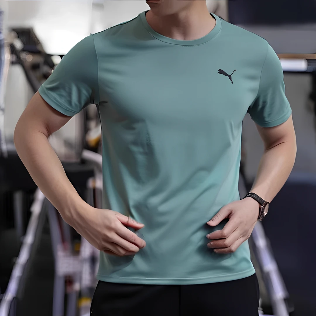 【夏日户外】PUMA彪马短袖男运动服跑步健身透气圆领速干T恤 527344