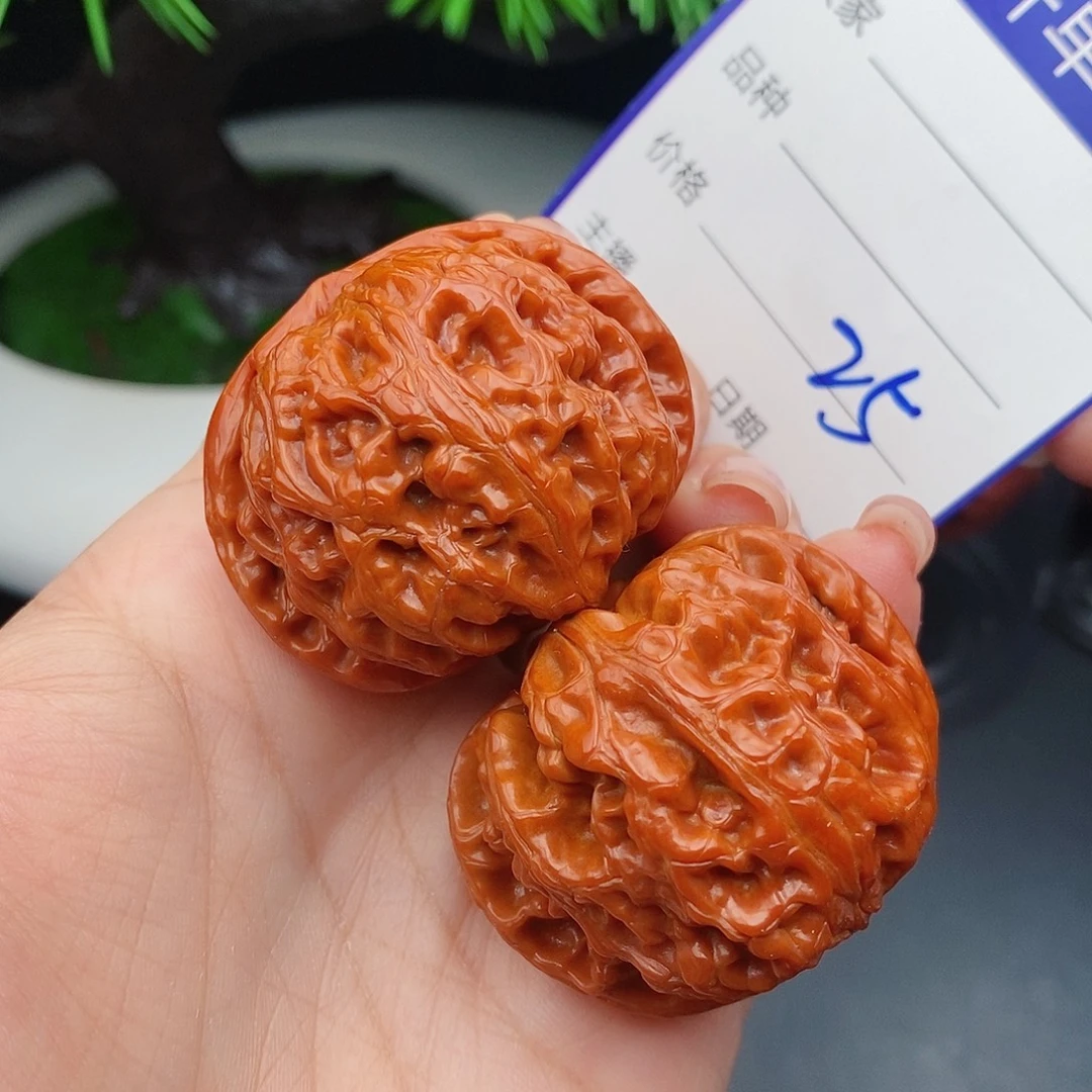 文玩核桃把件42苹果25