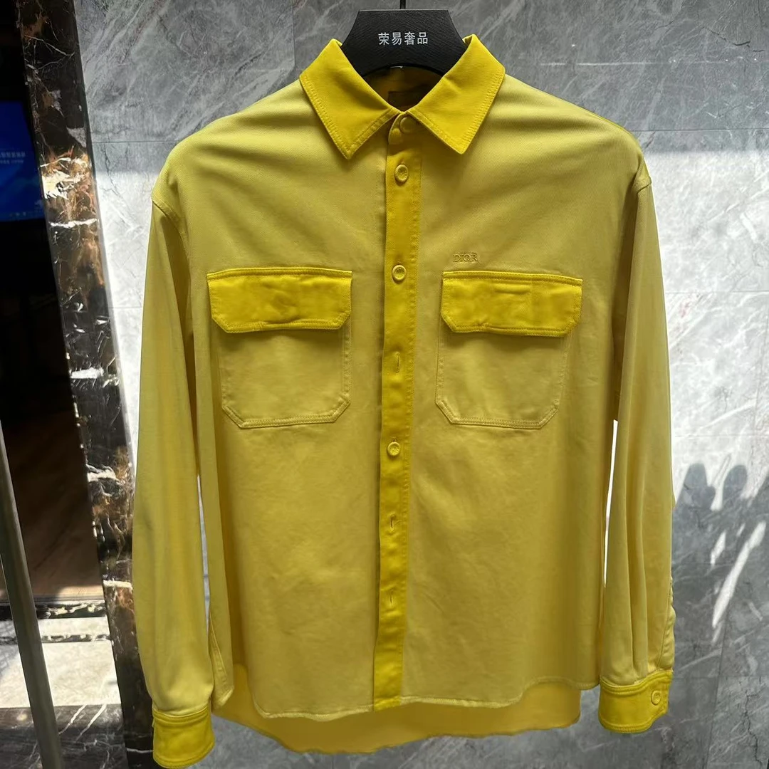99新 DIOR/迪奥 纯色长袖衬衫/44码/44码