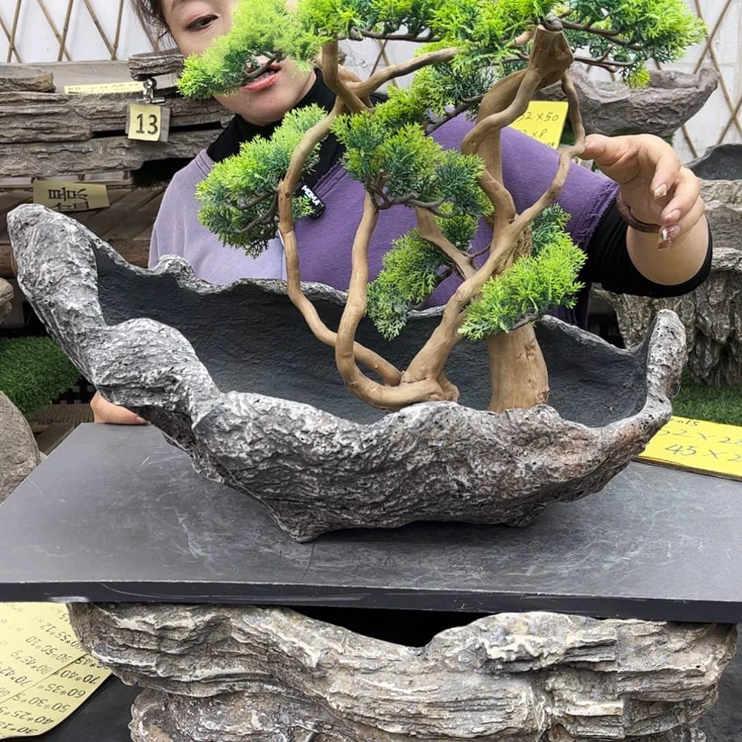 盆景异形花盆鱼缸p2-015