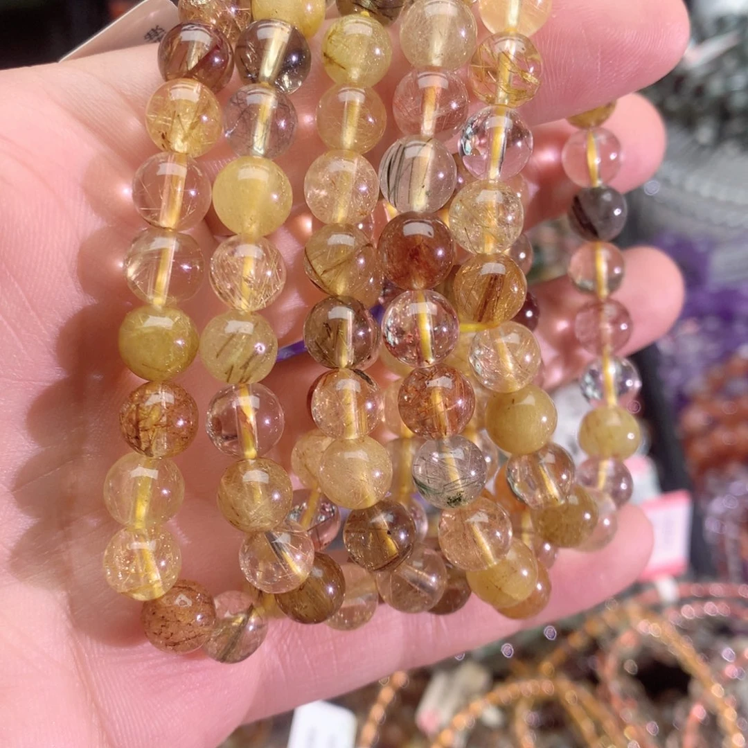 发晶手链未镶嵌彩发8