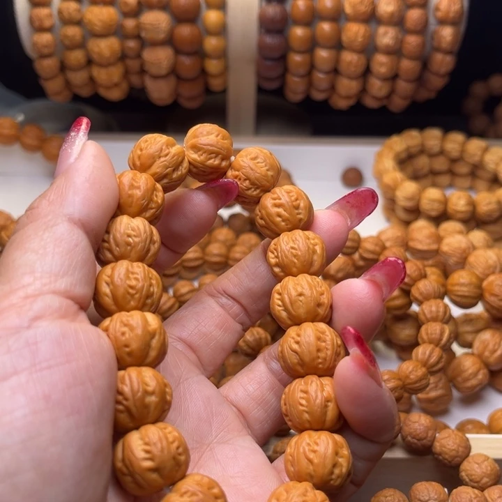猴头核桃手串源*父粗筋八棱16➕