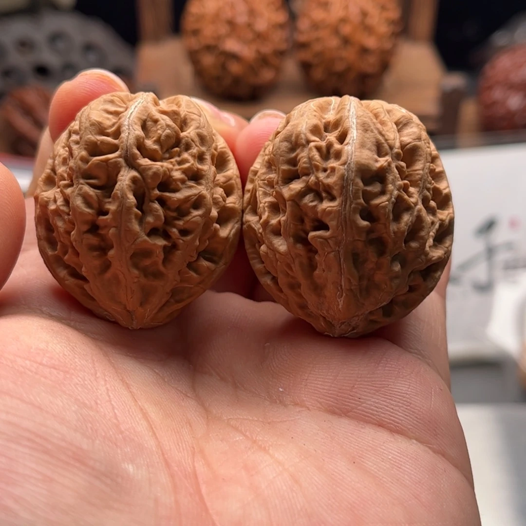 文玩核桃把件关东木子家楸大胖29