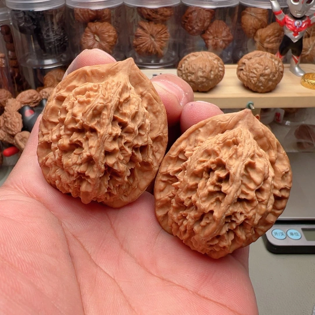 B***u把件文玩核桃42尺大花