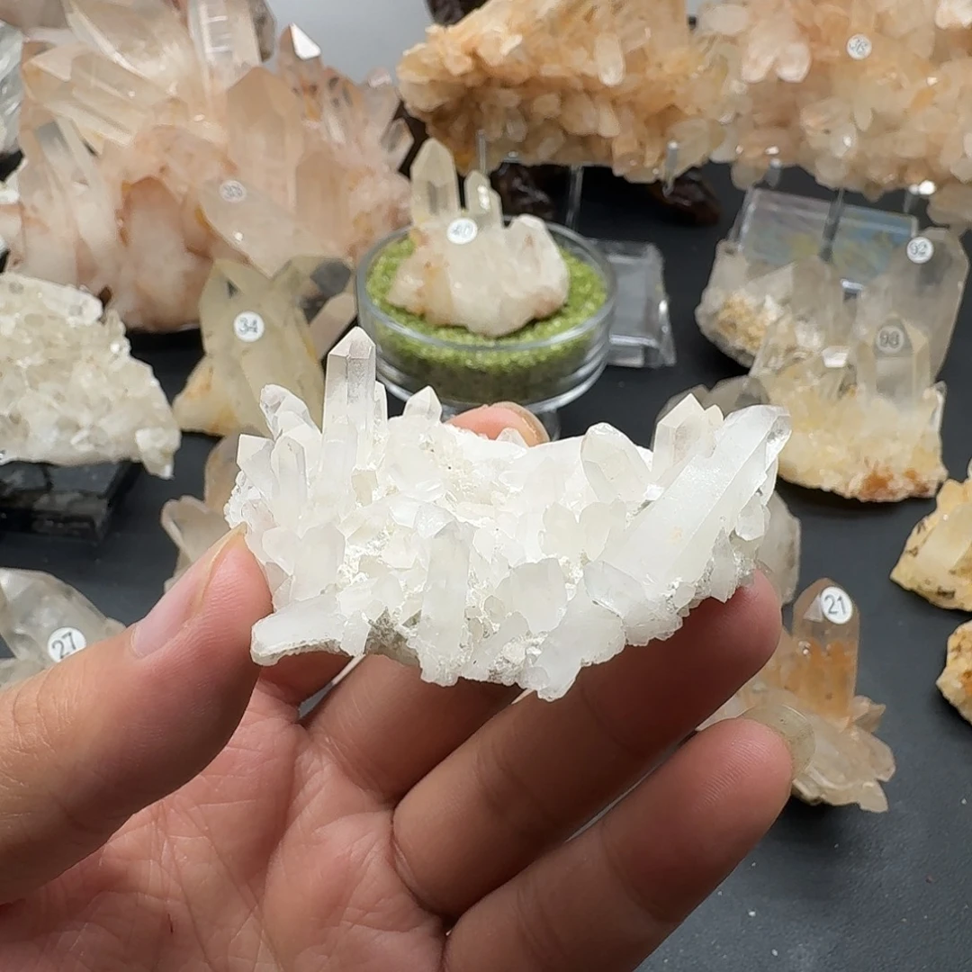 不***子水晶银S925镶嵌珠宝半成品