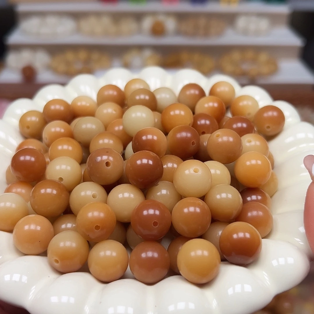 手串菩提根/象牙果卡13炭烧唐心圆150颗
