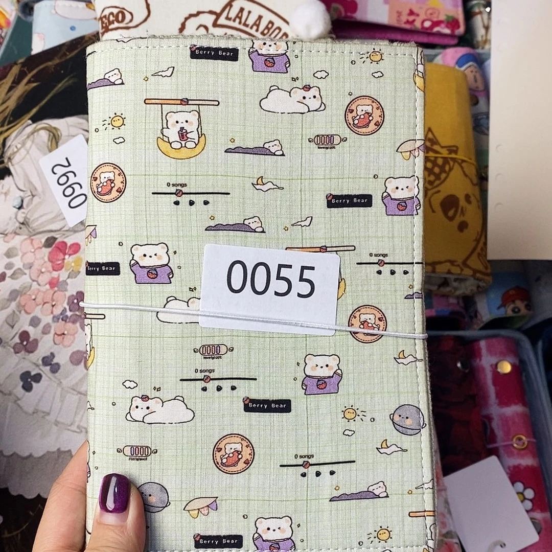 织绣A6活页加方格纸55