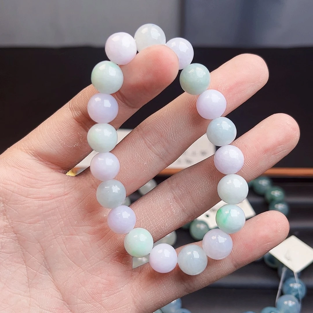 未镶嵌手串翡翠基地质检拍一发一