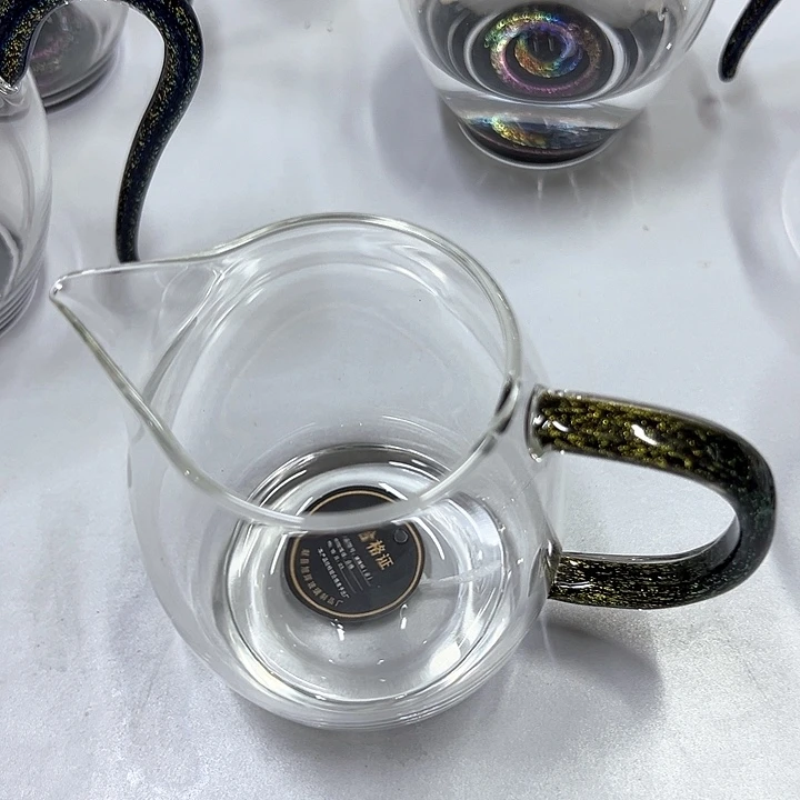 玻璃手工艺品黑金成然公道恭喜发财