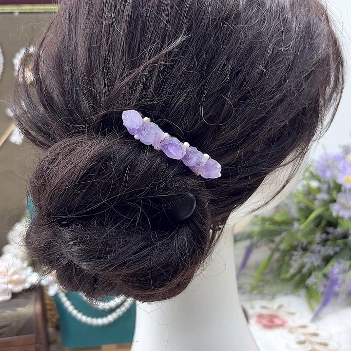 淡水珍珠发饰未镶嵌