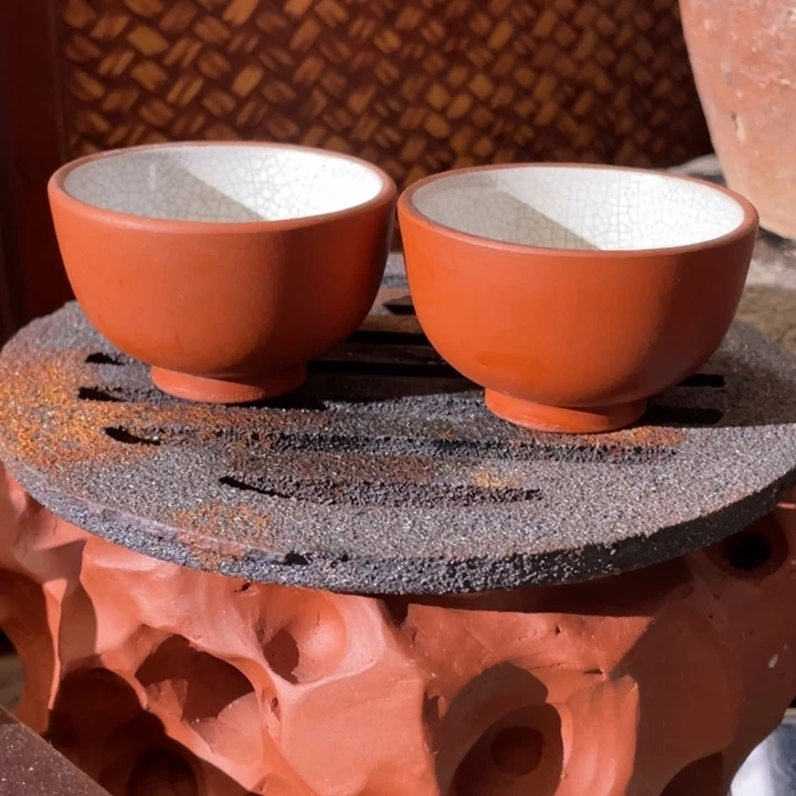 紫砂茶杯手工紫砂杯子27cc