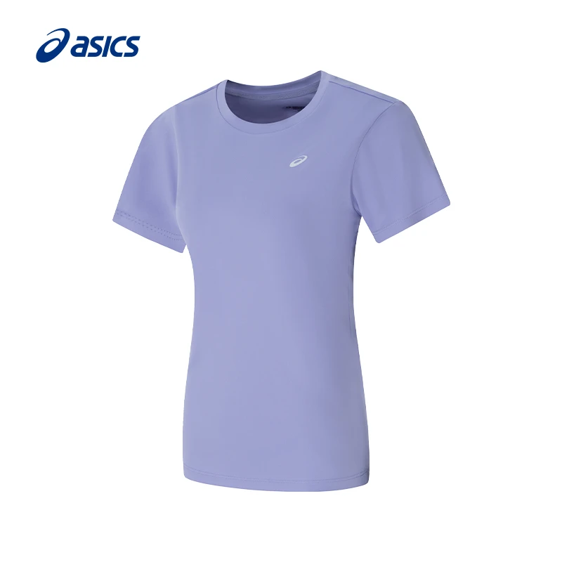 ASICS亚瑟士新款女式吸湿快干跑步短袖T恤套头圆领针织短袖