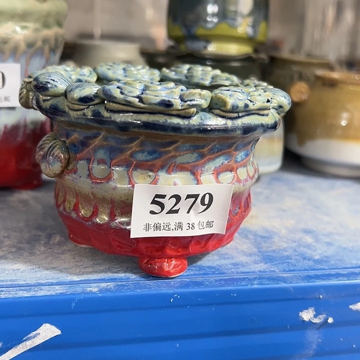 口8 手工花盆满30包邮