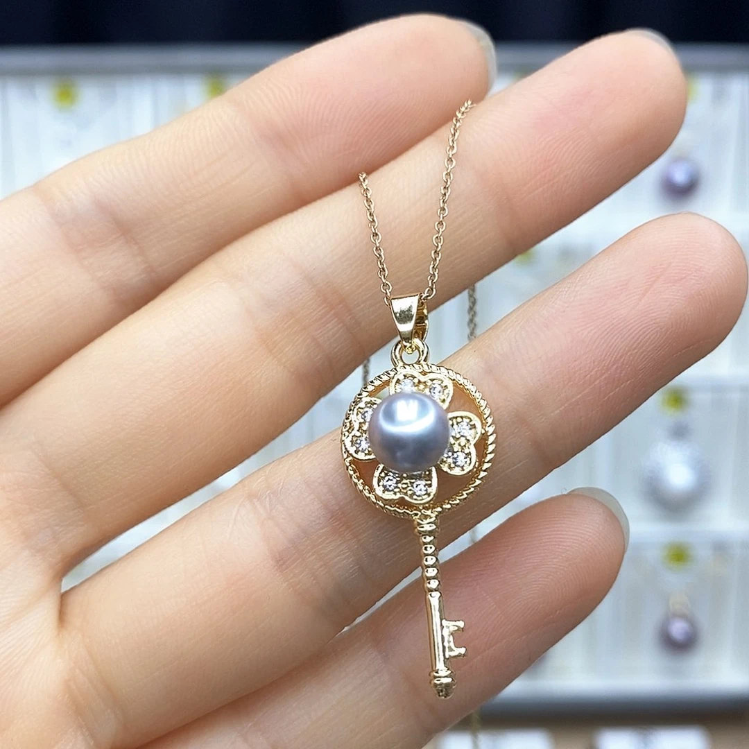 淡水珍珠合金颈饰