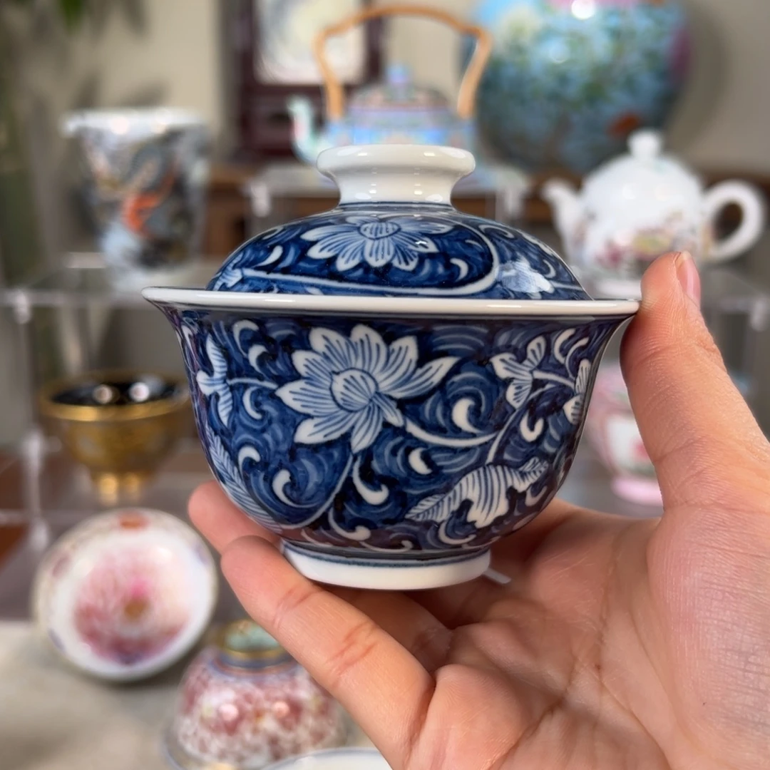 纯手工手绘 高端茶器