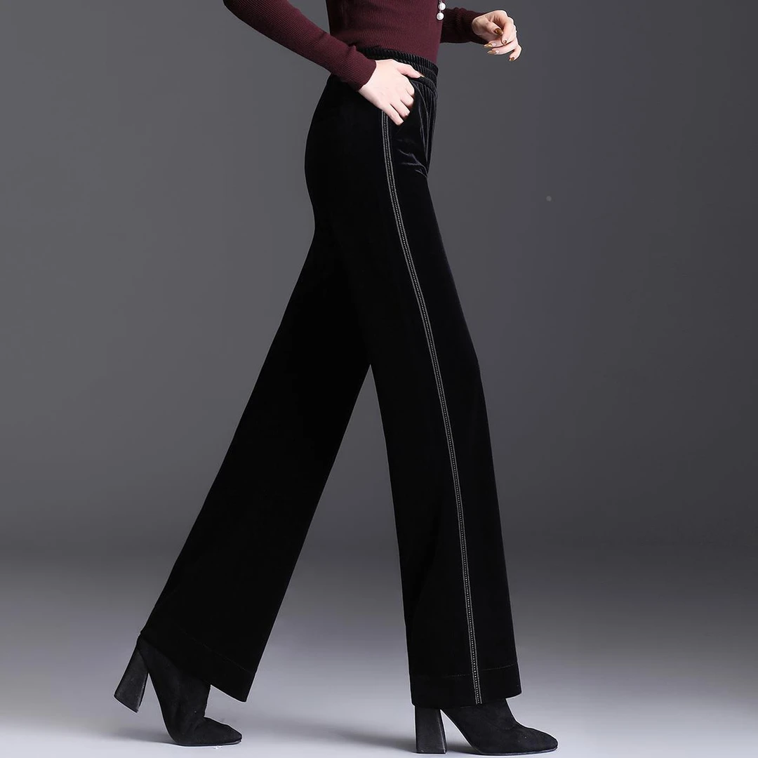 网红款阔腿裤女裤子2025年春秋新款妈妈高端今年流行爆款直筒长裤