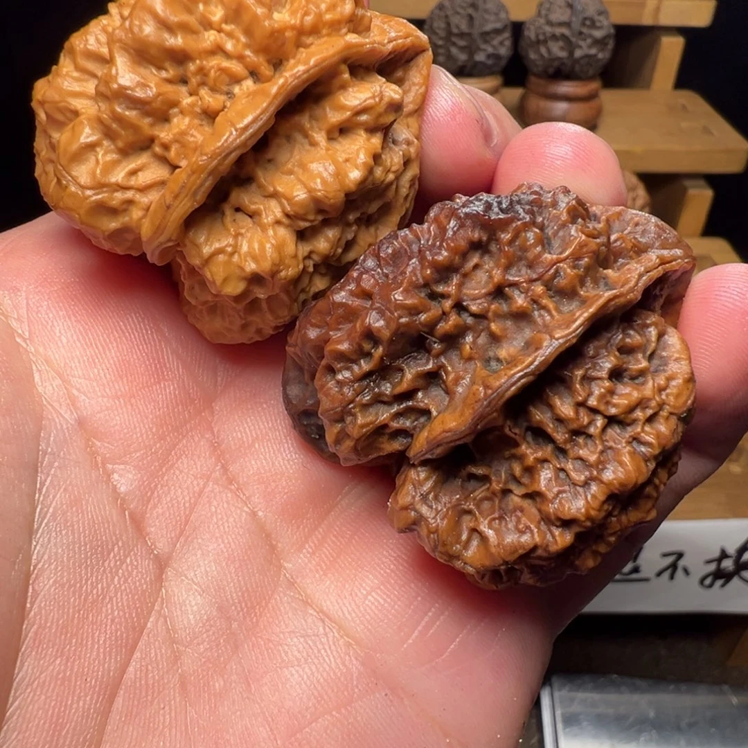 吊坠文玩核桃达摩古蟾三棱46mm