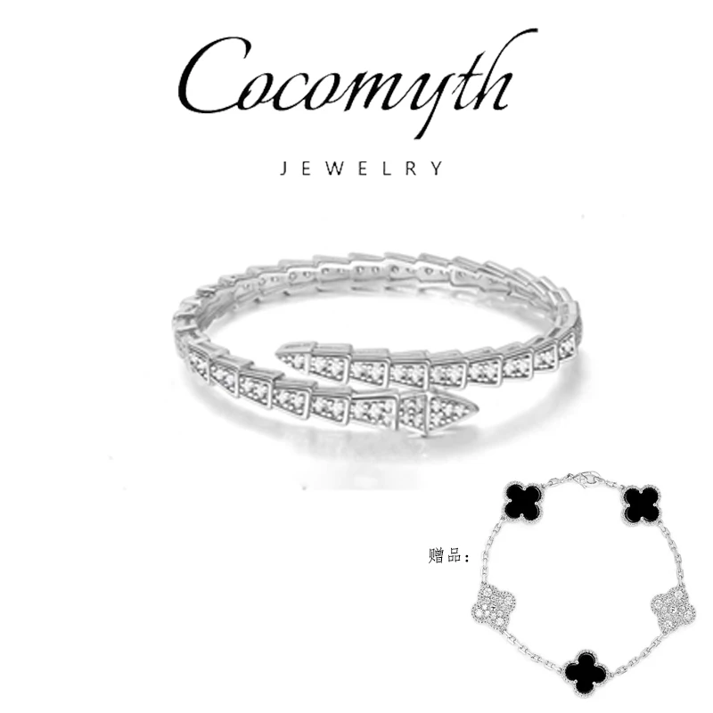 银色满Z蛇骨手镯D1027