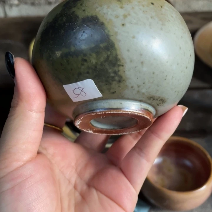 浪鬼柴烧 釉绘柴烧?**森杯