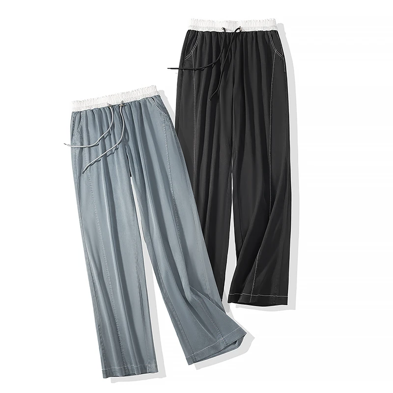 【清凉一夏】丝滑凉爽天丝牛仔百搭显瘦遮胯薄款直筒长裤A7595#1803