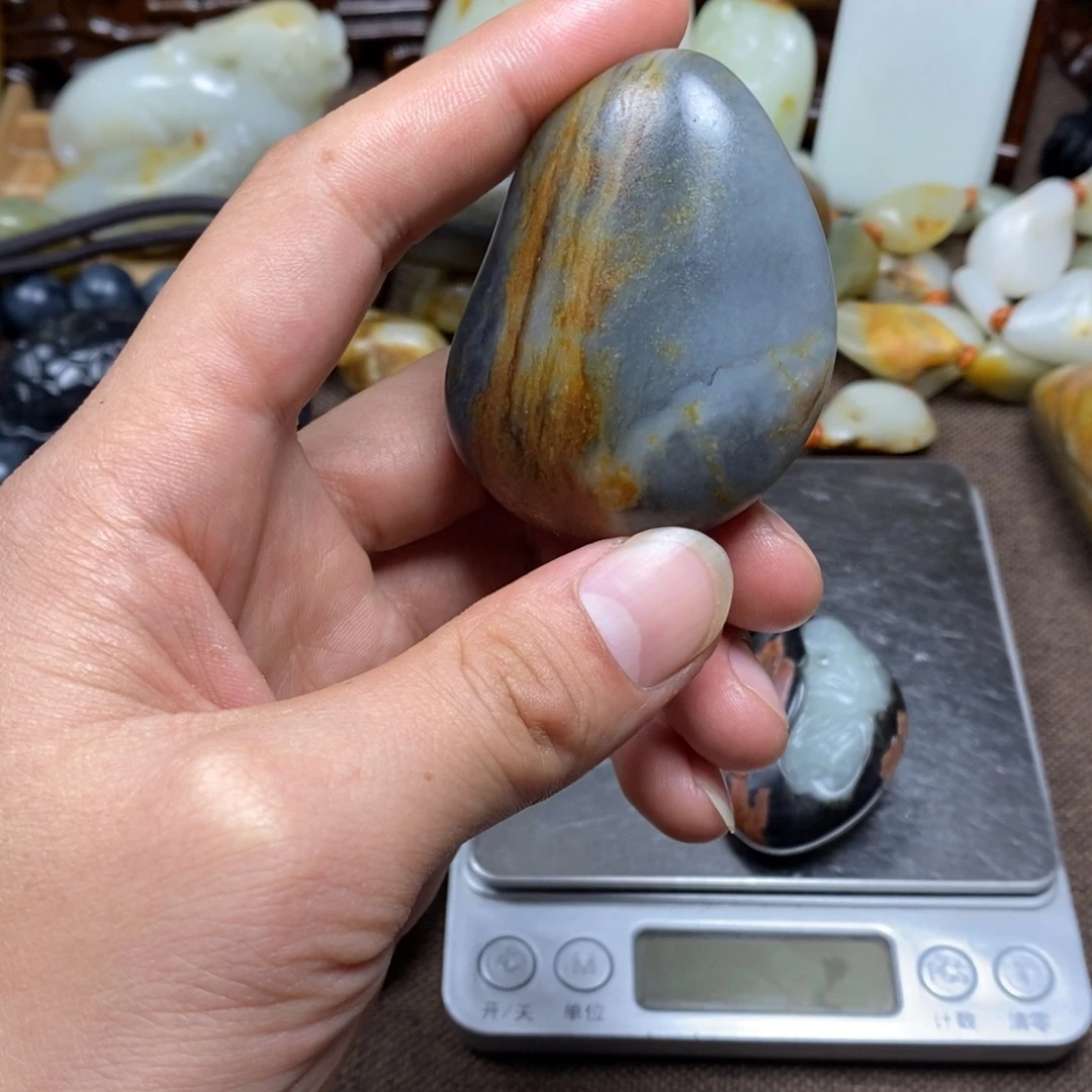 和田玉未镶嵌摆件