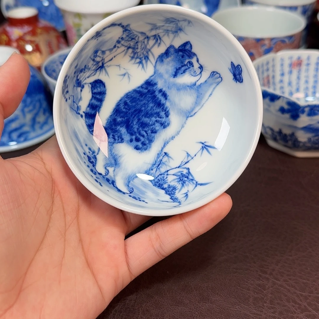 防拍链接 现代景德镇陶瓷杯