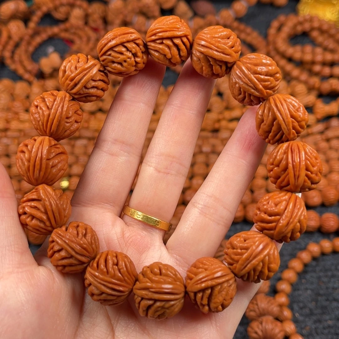 吊坠桃核A2链接手串