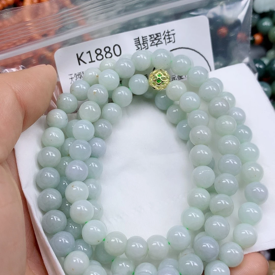 翡翠颈饰未镶嵌手串