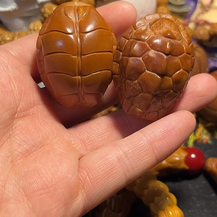 橄榄核手串/手链大榄龟背