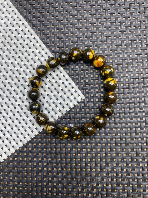 金黄色10mm手串312