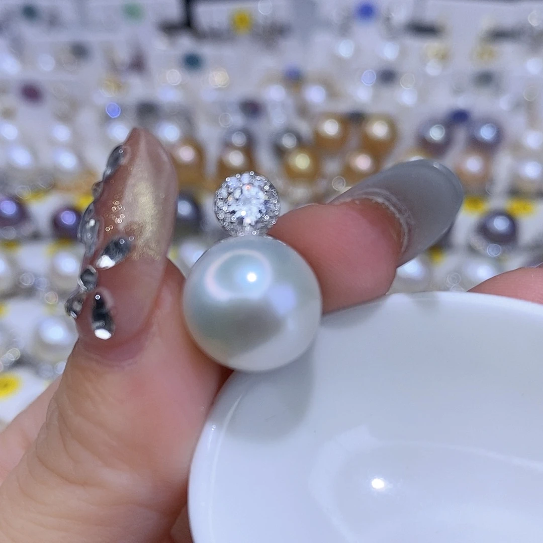 颈饰合金淡水珍珠
